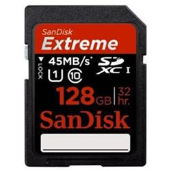 SanDisk Extreme SDXC Card 128GB 45MB/s Class10 - ROZBALENO