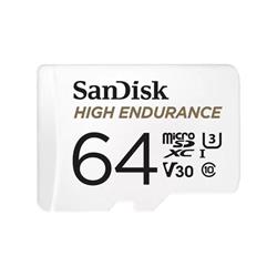 SanDisk High Endurance microSDXC 64GB 100 MB/s UHS-I U3 Class 10 + Adaptér 