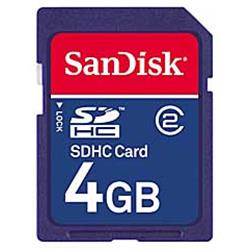 SanDisk SecureDigital Card 4GB Duo Pack (Obsahuje 2x SD 2GB )