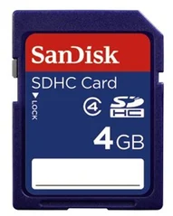 SanDisk Standard SDHC Card 4GB