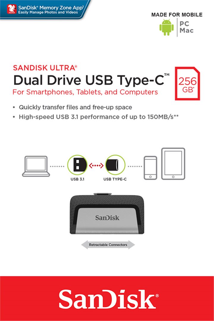 SanDisk Ultra Dual Drive 256GB