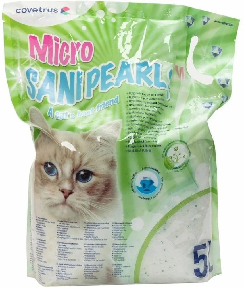 Sanipearls Micro 5l podstielka pre mačky