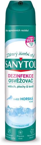 Sanytol dezinfekční osvěžovač vzduchu ploch a textilií horská vůně 300ml