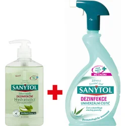 Sanytol duopack Sprej univerzální + Tekuté mýdlo hydratační