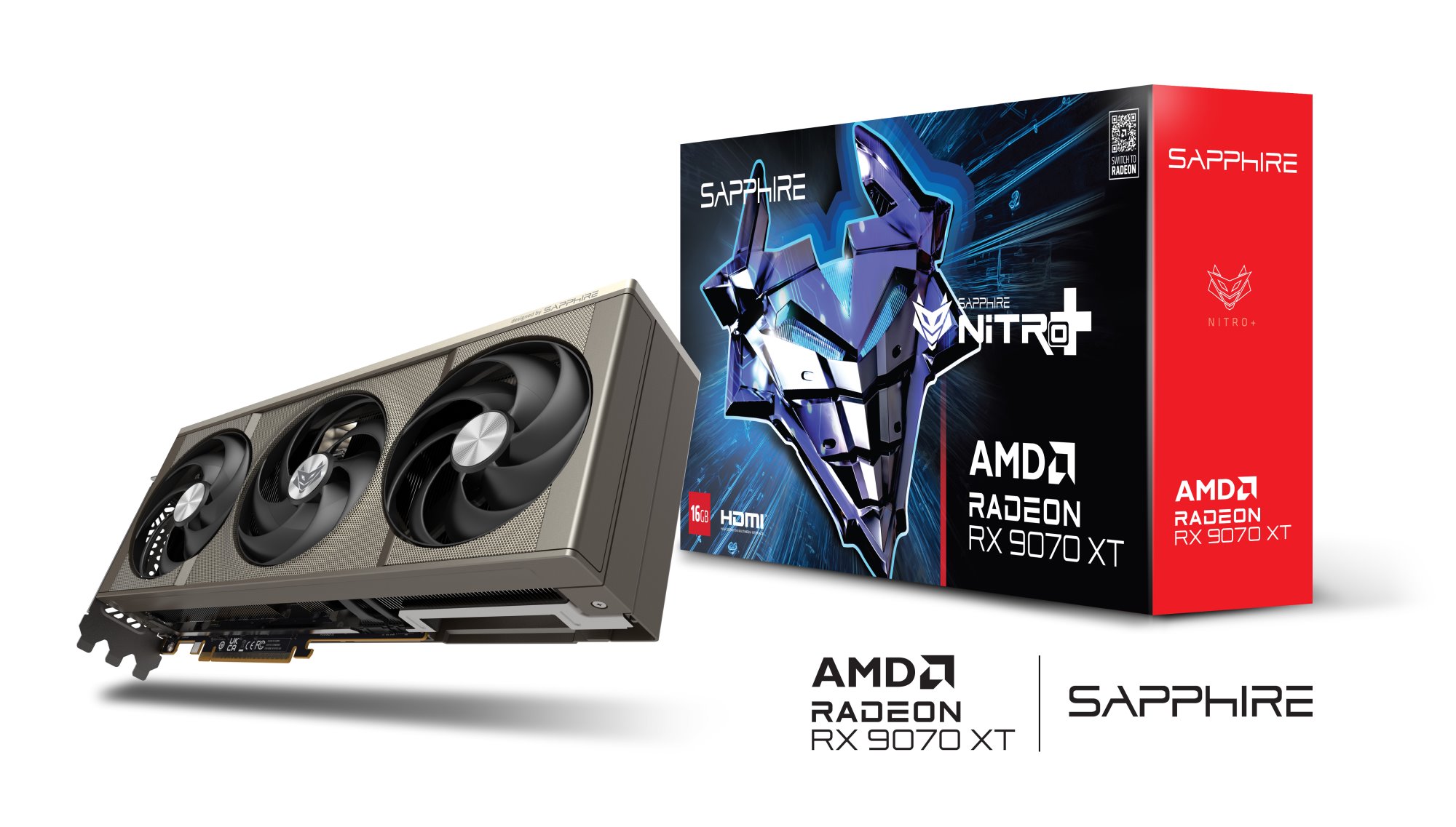 SAPPHIRE NITRO+ AMD Radeon RX 9070 XT GAMING 16 GB