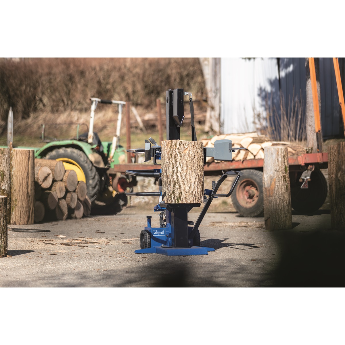Scheppach Compact 10 T vertikální štípač na dřevo 10t (230 V)