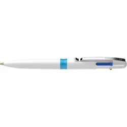 SCHNEIDER Kuličkové pero "Také 4", bílá, 0,5 mm, stiskací mechanimus, 4-barevné 138049