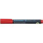 SCHNEIDER Permanentní popisovač "Maxx 130", červená, 1-3mm, kuželový hrot