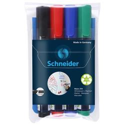 SCHNEIDER Popisovač na bílou tabuli a flipchart "Maxx 293", 4 barvy, 1-4mm, klínový hrot