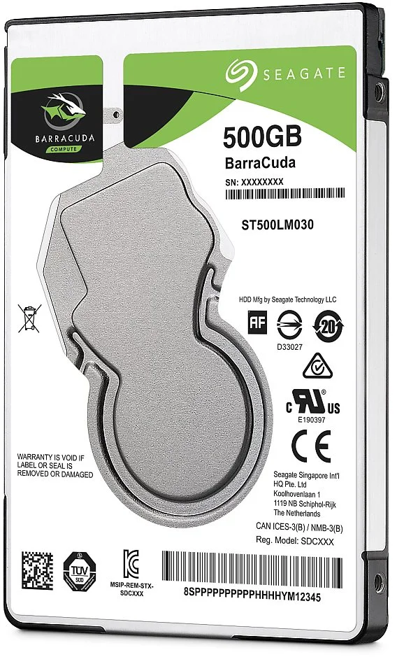 Seagate BarraCuda 2.5" 500GB ST500LM030