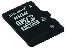 SECURE DIGITAL MICRO 16GB microSD (SDHC) Kingston class 4