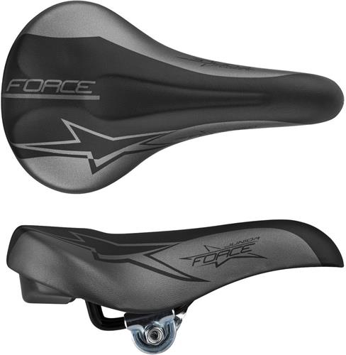 Sedlo FORCE JUNIOR 24", čiernobiele