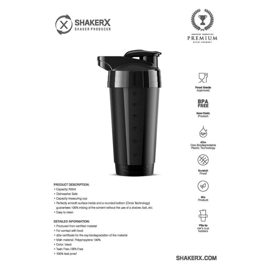 Šejker Nutrend s maskovacím logom 700 ml, čierny