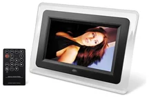 SENCOR Digitální fotorámeček SDF 721 BK černý, 7" 18 cm, 480 x 234 bodů, SD/MMC, CZ menu