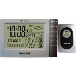 Sencor Meteostanice SWS 70,dosah až 100 m, venkovní senzor, budík,tlak