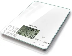 Sencor Nutriční dietetická váha SKS 6000, 999 předprogramovaných kódů potravin