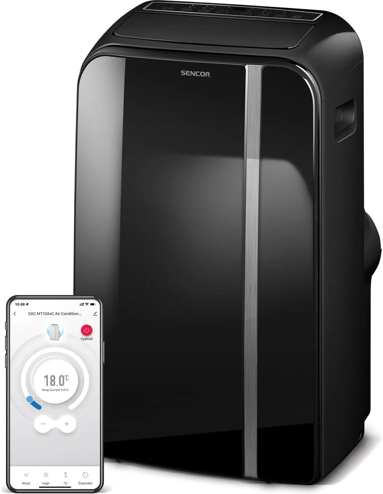 Sencor SAC MT1241C Mobilní klimatizace Wi-Fi, černá