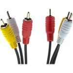 Sencor SAV 107-015 3x Cinch/RCA konektor - 3x Cinch/RCA konektor