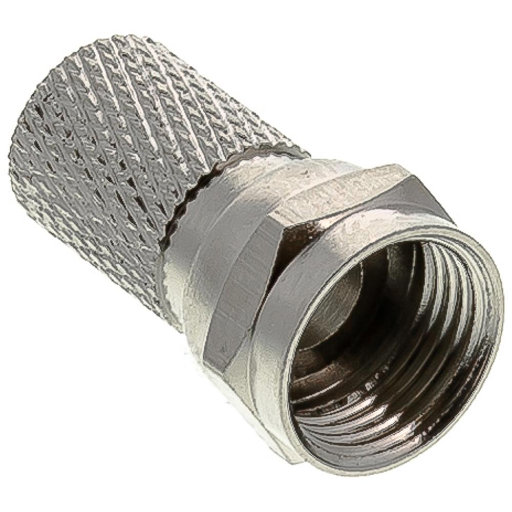 Sencor SAV 132-000 Skrutkovací F konektor pre RG6U, nikel