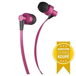Sencor SEP 300 MIC PINK BONUS! Universální náhradní nástavce pro sluchátka do uší jako dárek !! - Sluchátka