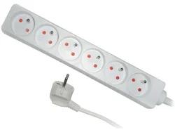 Sencor SPC 15 prodlužovací přívod 2m/6 3×1,0mm, 230V - Kabely + redukce