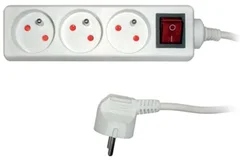 Sencor SPC 19 prodlužovací přívod 2m/3 3×1,0mm, 230V, s vypínačem - Kabely + redukce