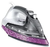 SENCOR žehlička SSI 8410VT fialová, 2200W, keramická plocha, parní impuls, výstup páry 0 - 40 g, anti-calc
