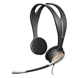 SENNHEISER sluchátka PC 136 USB, 30-18000 Hz, 112 dB, 3 m kabel, USB, mikrofon