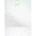 Sensillo Detský vankúš - biely Luxe klin s aloe vera 60x38 cm