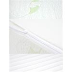Sensillo Kojenecký polštář - klín bílý Luxe s aloe vera 60x38 cm