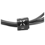 Set autonabíječky FIXED s USB výstupem a USB/micro USB kabelu, 1 metr, 12W, černá