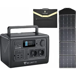 Set bateriový generátor BLUETTI EB55 a solární panel Viking L180