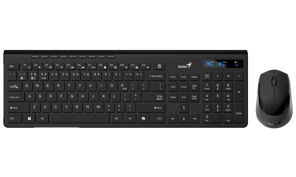 Set klávesnice a myši Genius SlimStar 8230, bezdrôtový, CZ/SK