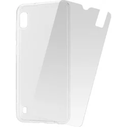 Set silikonové pouzdro + tvrzené sklo pro Samsung A10