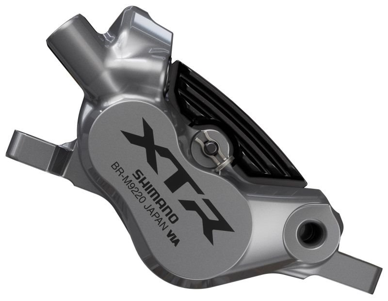SHIMANO brzdy XTR BR-M9220 ako (hydr) strmeň predný alebo zadný post mount polymér + chladič bez adaptéra