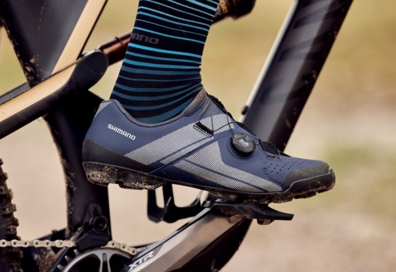 SHIMANO MTB tenisky SH-XC300MN, modré, veľkosť 37