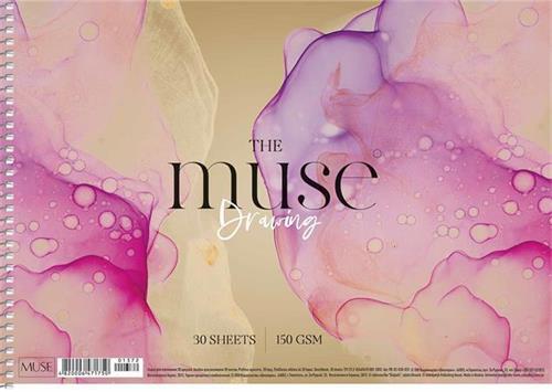 SHKOLYARYK Skicák, náčrtník "Drawing Muse", A4, 50 listů, 150 g PB-SC-030-315