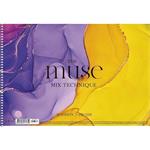 SHKOLYARYK Skicák, náčrtník "Mix Technique Muse", A4, 20 listů, 240 g PB-SC-020-314