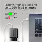 Sieťová nabíjačka AXAGON ACU-PQ67 GaN 67 W, USB-A + USB-C, PD3.0/PPS/QC4+/SFC2.0/Apple