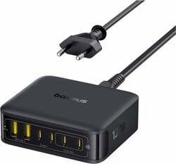 Sieťová nabíjačka Baseus Nomos FH21 120 W, 4x USB-C, 2x USB, čierna