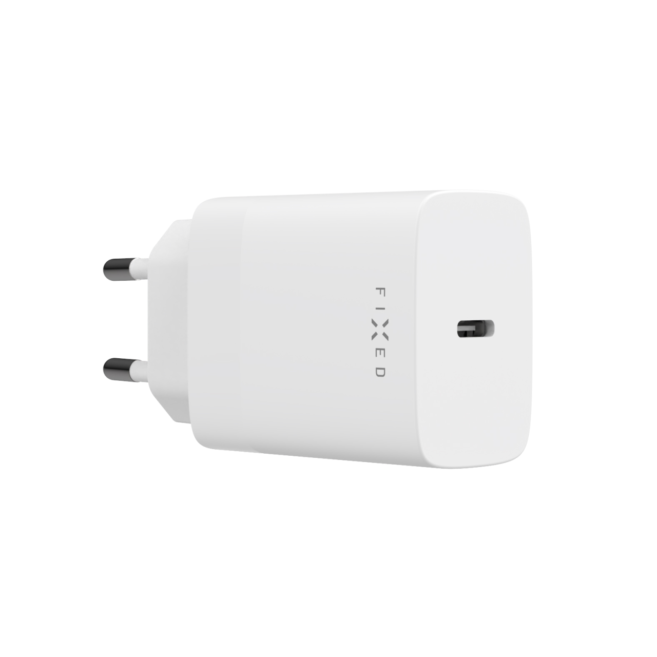Sieťová nabíjačka FIXED s výstupom USB-C a podporou PD, 30 W, biela