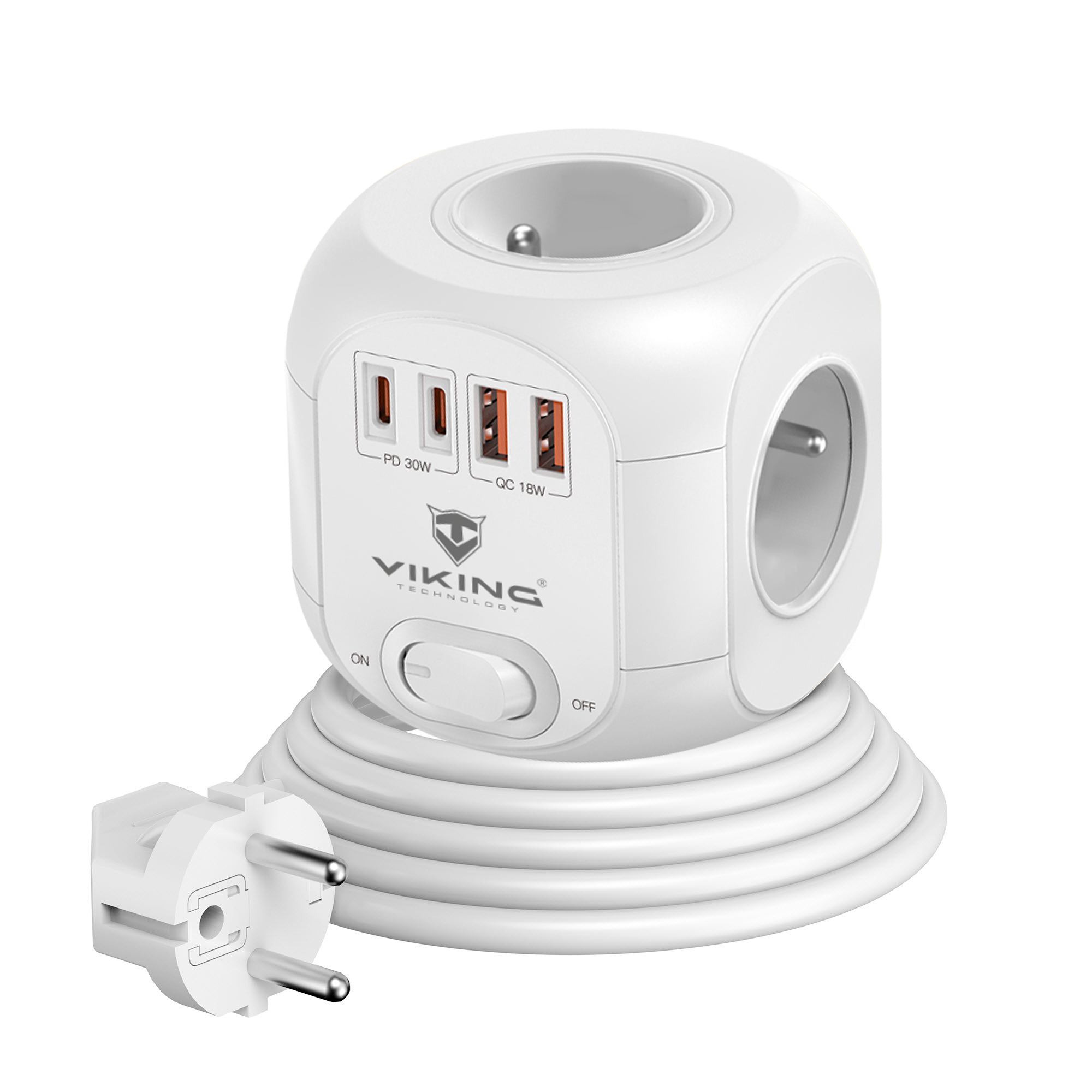 Sieťový adaptér Viking AC CUBE PD30