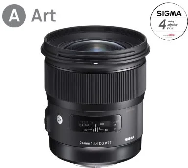 SIGMA objektív 24/1,4 DG HSM ART Nikon 12120300