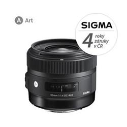 SIGMA objektiv 30/1.4 DC HSM ART NIKON (SI 301955)