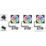 SilentiumPC Stella HP ARGB 120PWM KIT 3 ks
