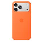 Silikónové puzdro Apple iPhone 17 Pro Max s MagSafe - Oranžové