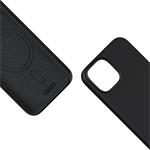 Silikónové puzdro Epico Mag+ pre iPhone 15 Plus - kompatibilné s MagSafe - čierne