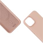 Silikónové puzdro Epico Mag+ pre iPhone 15 Plus - kompatibilné s MagSafe - ružové
