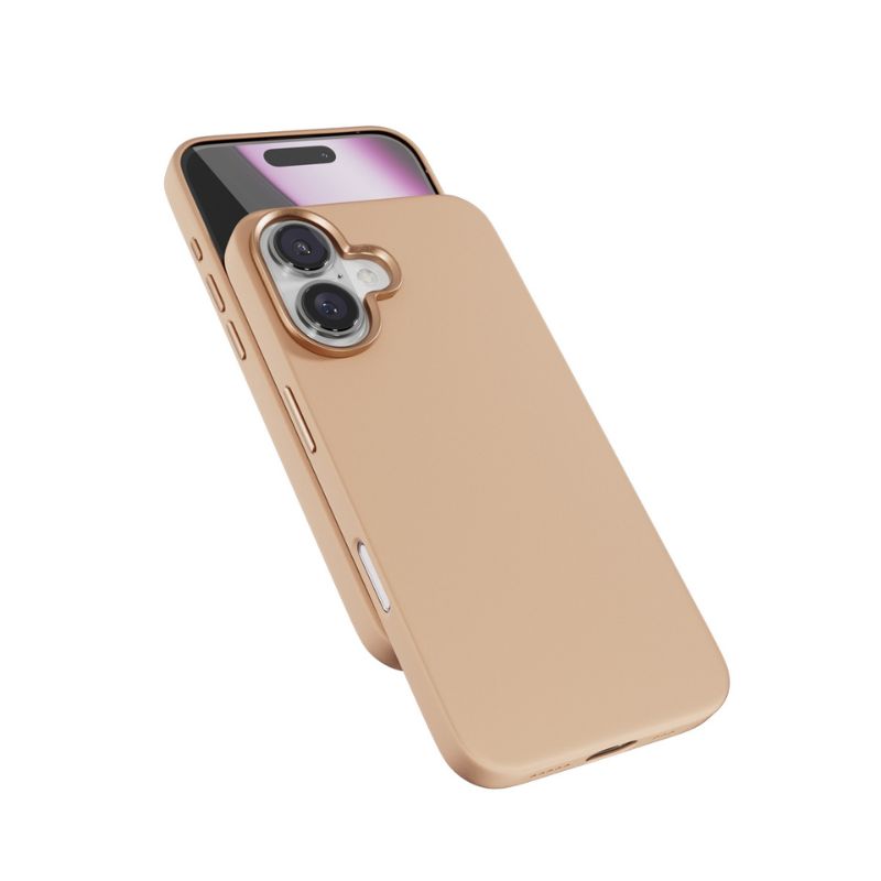 Silikónové puzdro Epico Mag+ pre iPhone 16 Plus - Desert Titanium