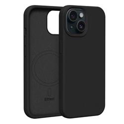 Silikónové TPU puzdro Etteri Mag pre iPhone 15 čierne